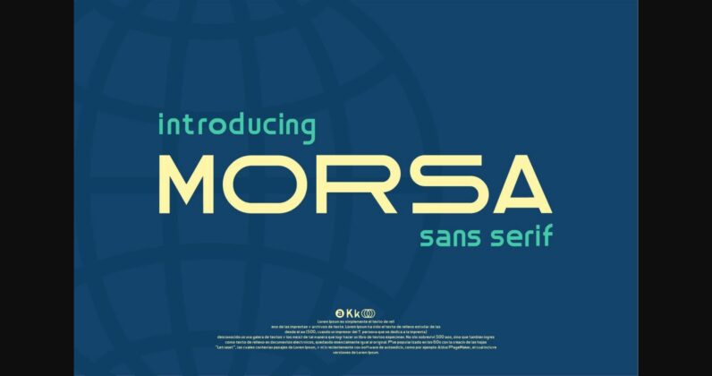 Morsa Font Poster 1