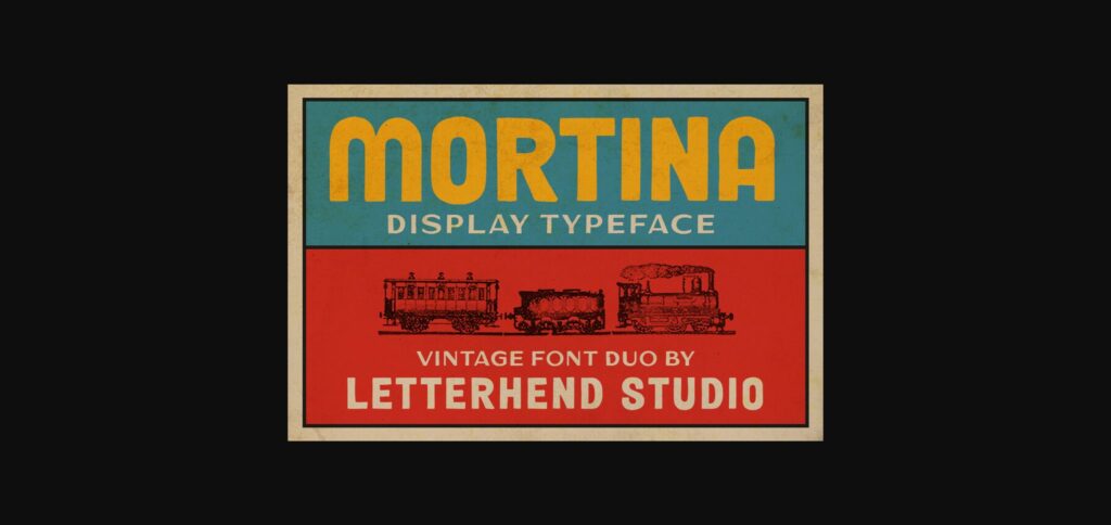 Mortina Font Poster 3