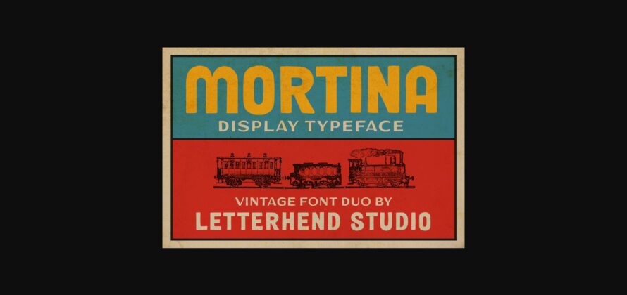 Mortina Font Poster 3