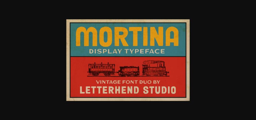 Mortina Font Poster 3