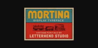Mortina Font Poster 1