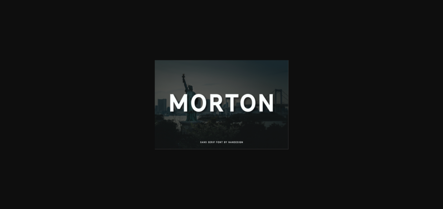 Morton Font Poster 3