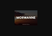 Morwanne Font Poster 1