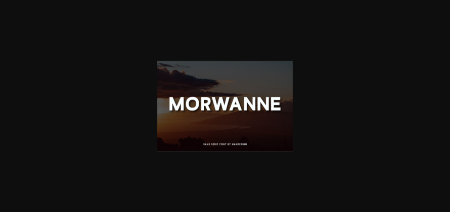 Morwanne Font Poster 1