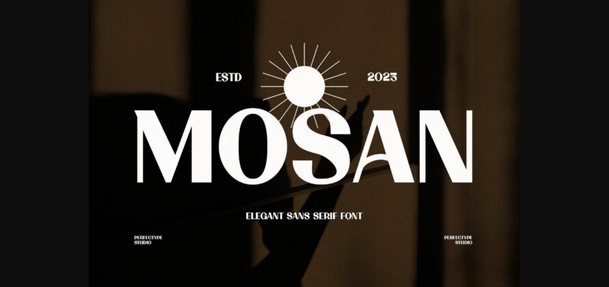 Mosan Font Poster 3
