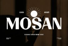 Mosan Font Poster 1