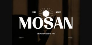 Mosan Font Poster 1