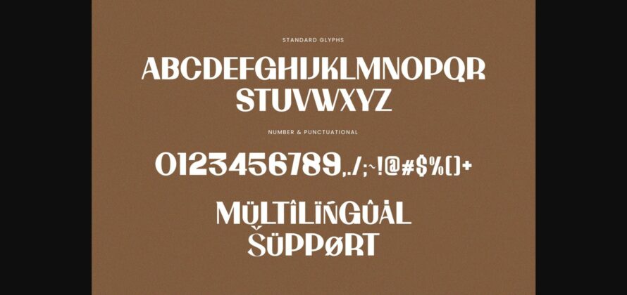 Mosan Font Poster 9