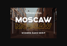 Moscaw Font Poster 1