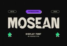 Mosean Font Poster 1