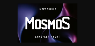 Mosmos Font Poster 1