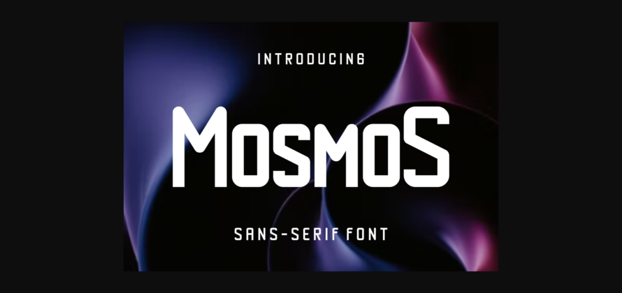 Mosmos Font Poster 1