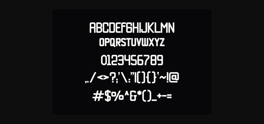 Mosmos Font Poster 2