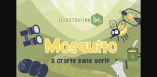 Mosquito Font Poster 1
