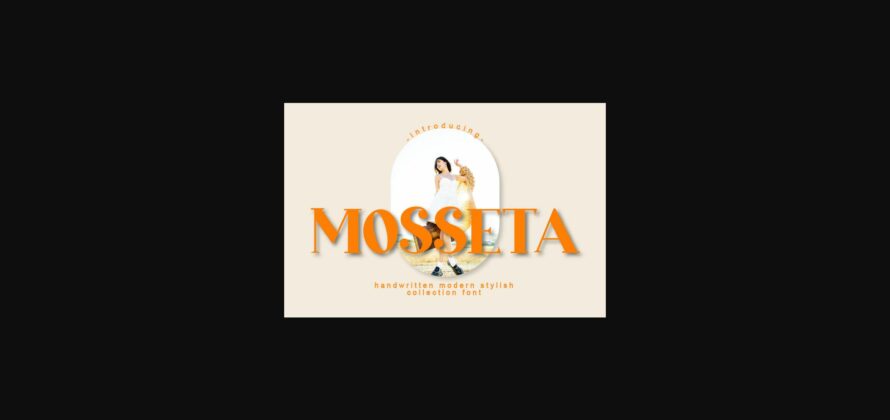 Mosseta Font Poster 3