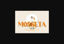 Mosseta Font Poster 1