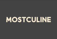 Mostculine Font Poster 1