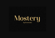 Mostery Font Poster 1