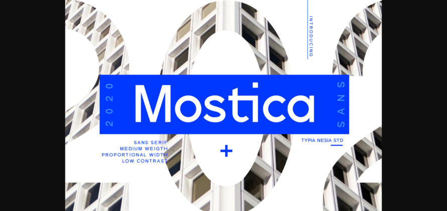 Mostica Font Poster 3