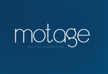 Motage Font Poster 1