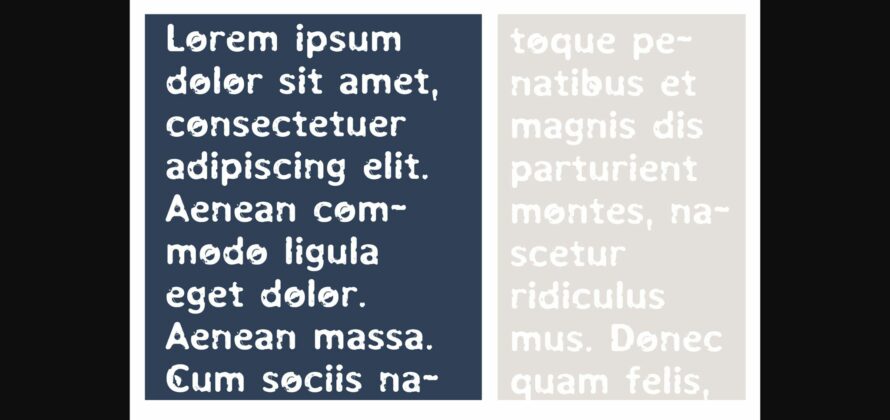 Moth Munched Font Poster 5