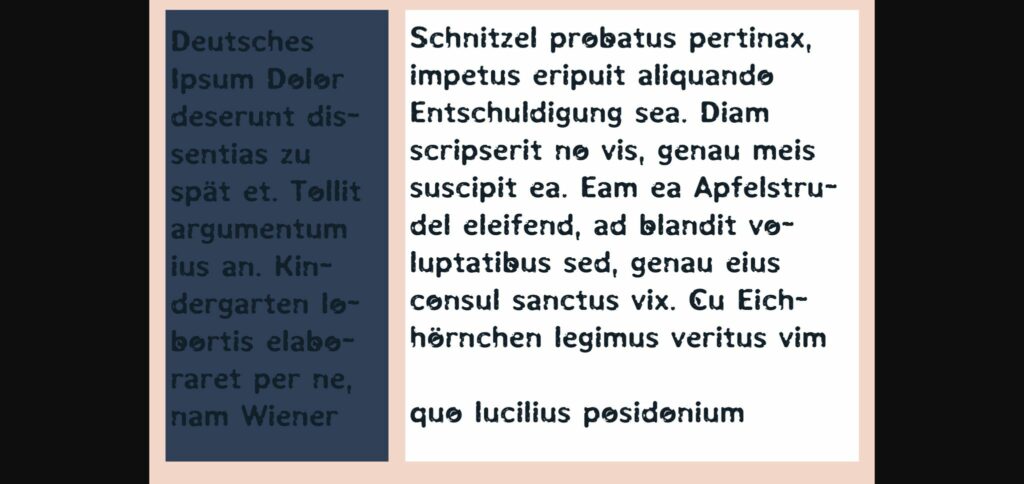 Moth Munched Font Poster 8
