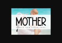 Mother Font Poster 1