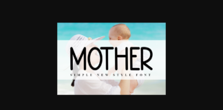 Mother Font Poster 1