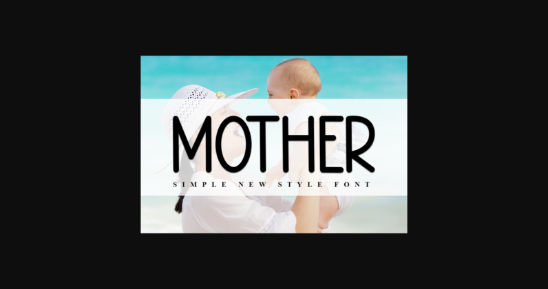 Mother Font Poster 1