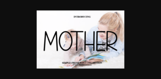 Mother Font Poster 1