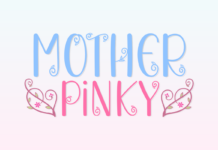 Mother Pinky Font Poster 1