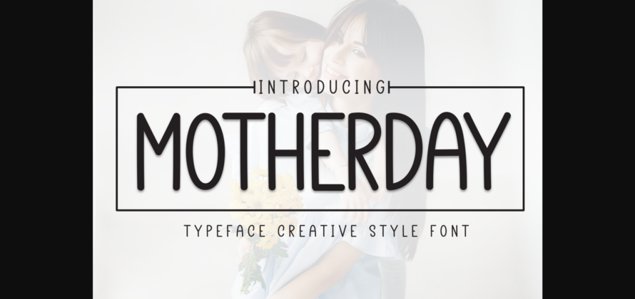 Motherday Font Poster 3