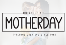 Motherday Font Poster 1