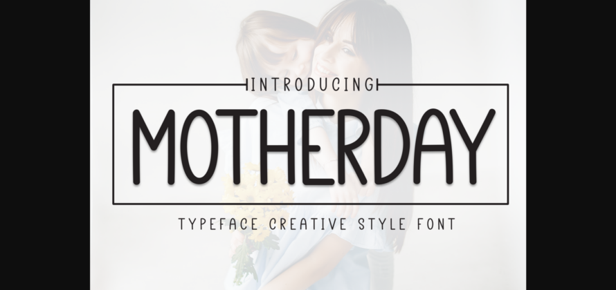 Motherday Font Poster 1