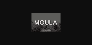 Moula Font Poster 1