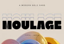 Moulage Font Poster 1