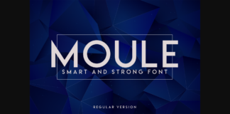 Moule Font Poster 1