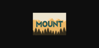 Mount Font Poster 1