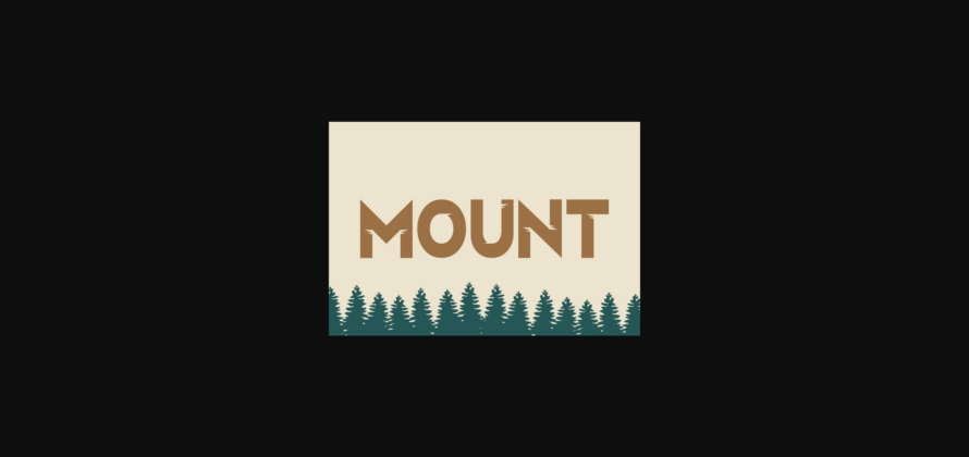 Mount Font Poster 5