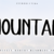 Mountain Font