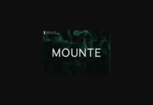 Mounte Font Poster 1