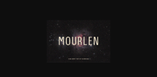 Mourlen Font Poster 1