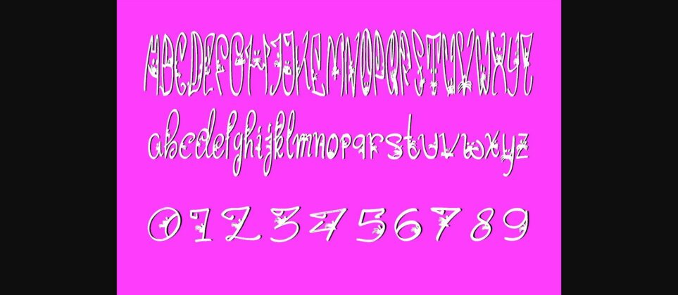 Mouse Font Poster 11