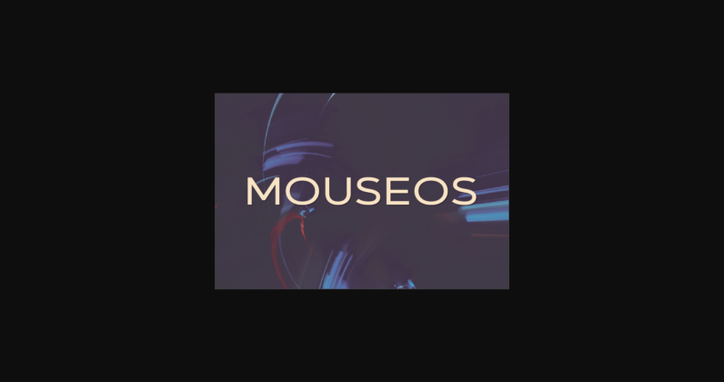 Mouseos Font Poster 3