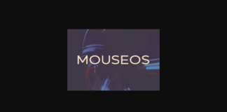 Mouseos Font Poster 1