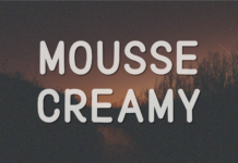 Mousse Creamy Font Poster 1