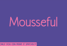 Mousseful Font Poster 1