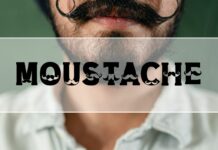 Moustache Font Poster 1