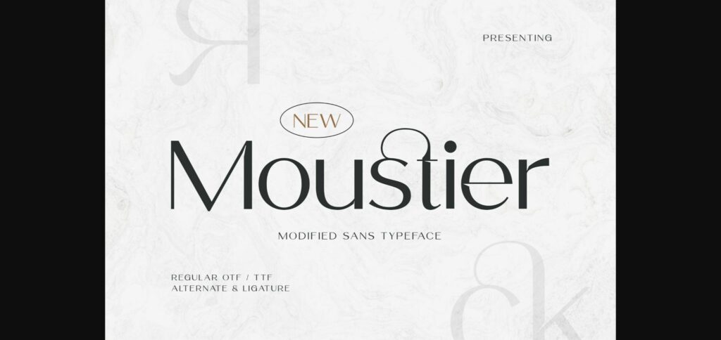 Moustier Font Poster 3