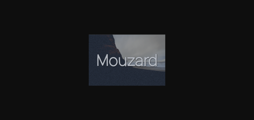 Mouzard Font Poster 3